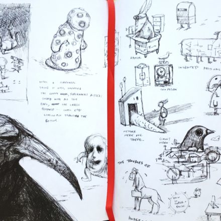 Sketchbook d’autore: alla corte del re degli uccelli con Shaun Tan